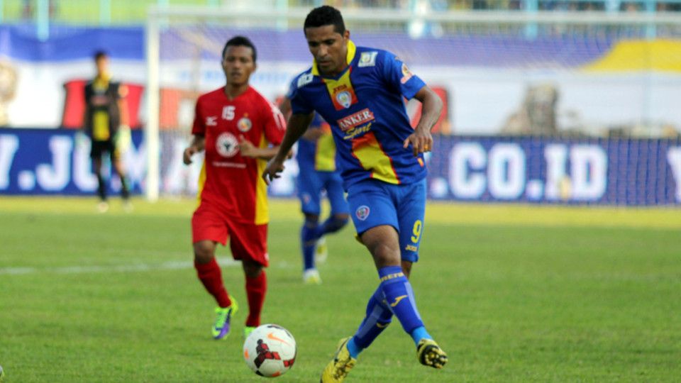 Beto Goncalves saat berseragam Arema musim 2014 lalu. Copyright: © Ardiyansyah/INDOSPORT